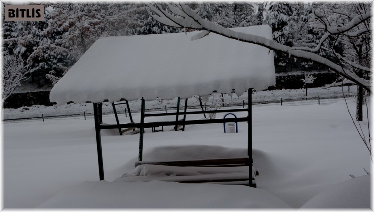 Bitlis'te 198 köy yolu ulaşıma kapandı