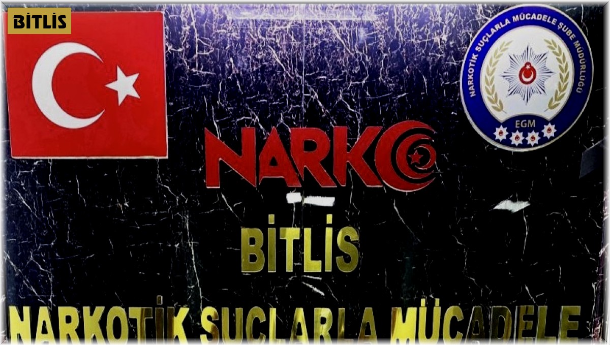 Bitlis'te 2 kilo 16 gram Metanfetamin ele geçirildi