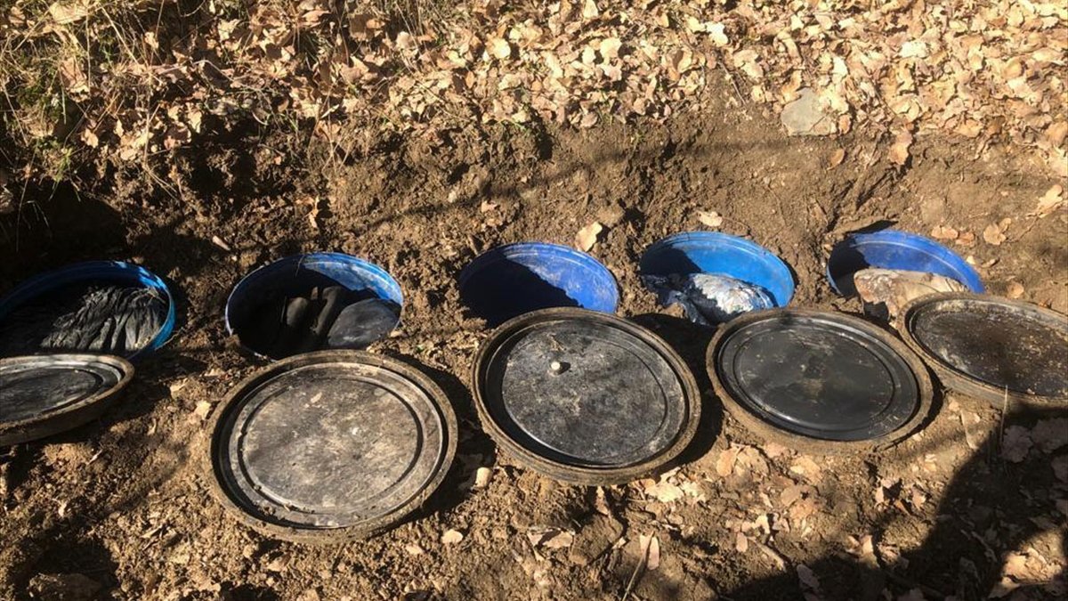 Bitlis'te 250 kilogram amonyum nitrat imha edildi