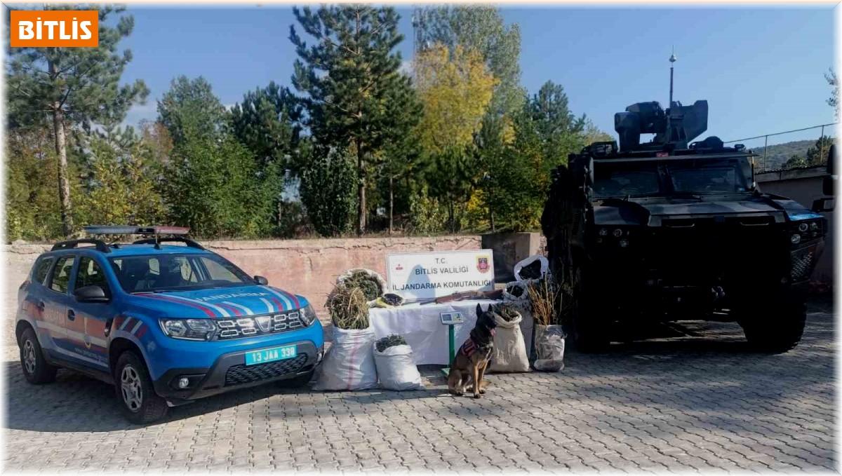 Bitlis'te 28 kilo 560 gram kubar esrar ve 2 kilo 380 gram esrar tohumu ele geçirildi