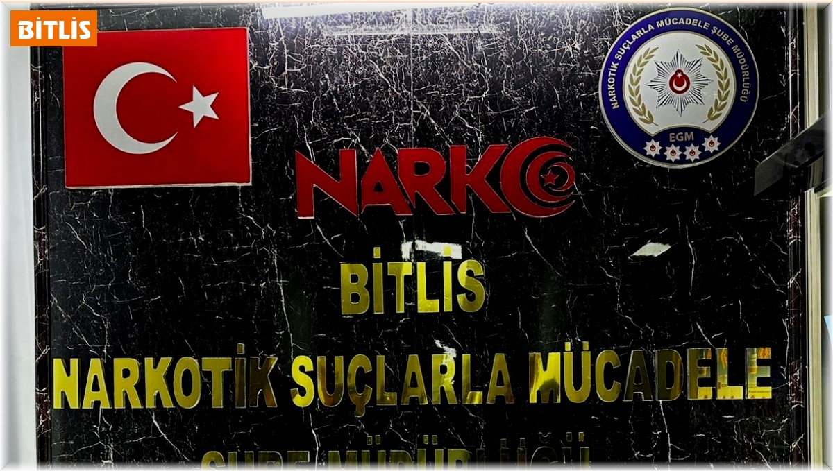 Bitlis'te 3 kilo 50 gram metamfetamin ele geçirildi