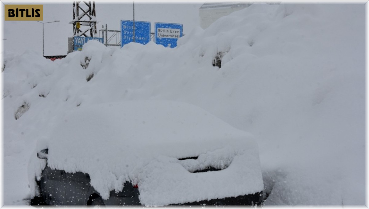 Bitlis'te 311 köy yolu ulaşıma kapandı