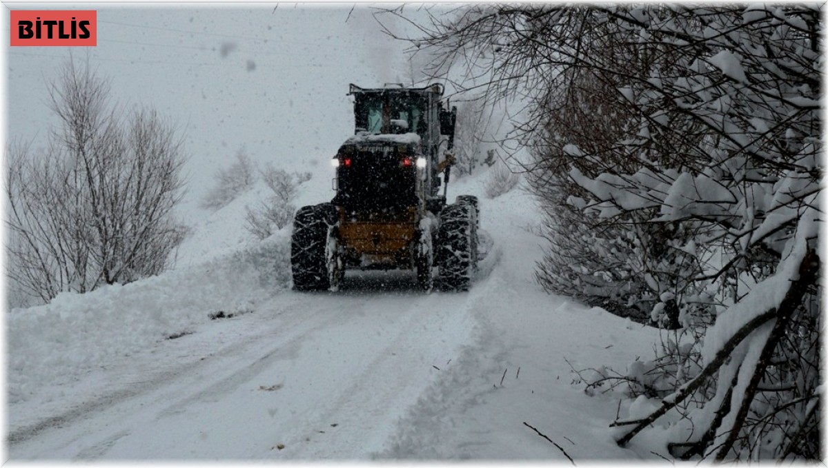 Bitlis'te 332 köy yolu ulaşıma kapandı