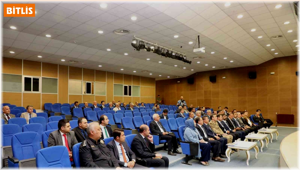 Bitlis'te 4. dönem koordinasyon toplantısı yapıldı