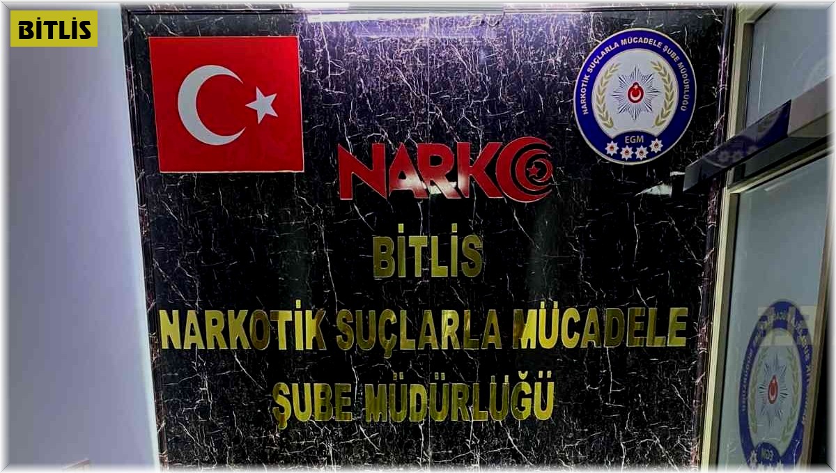 Bitlis'te 5 kilo metamfetamin ele geçirildi