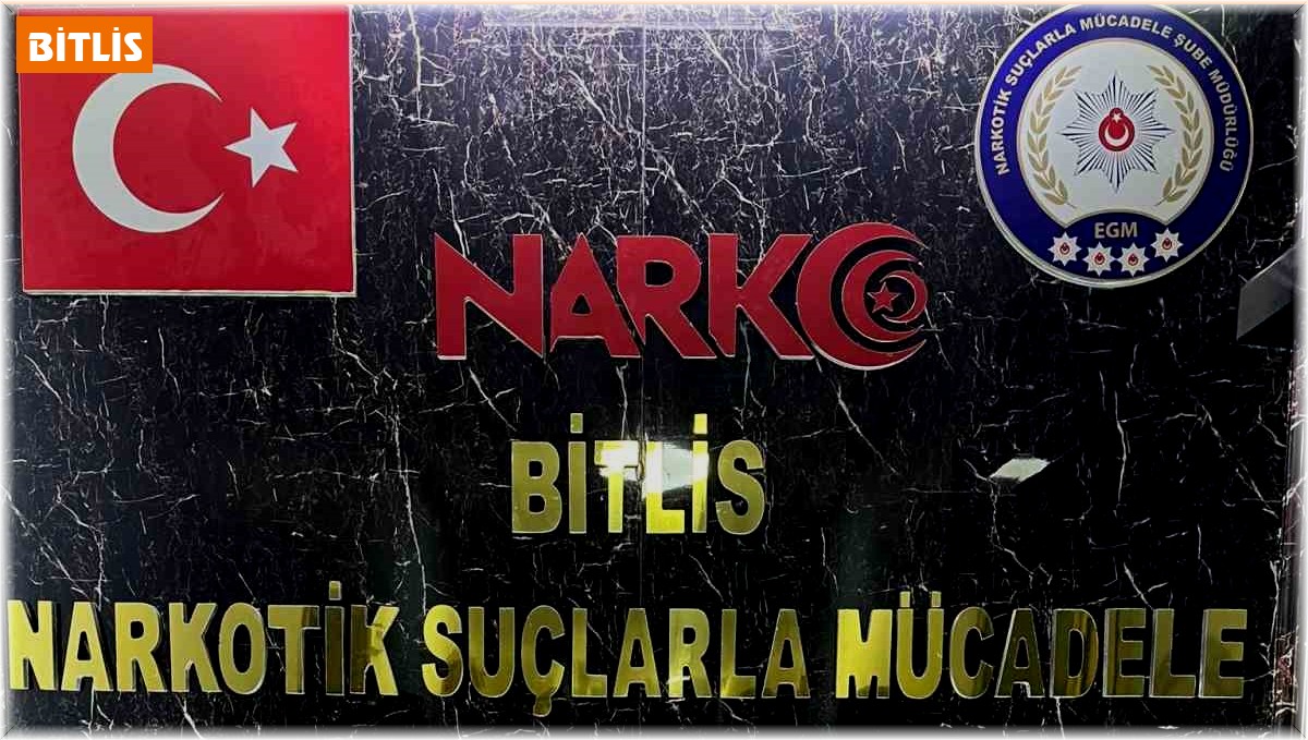 Bitlis'te 5,5 kilo esrar ele geçirildi