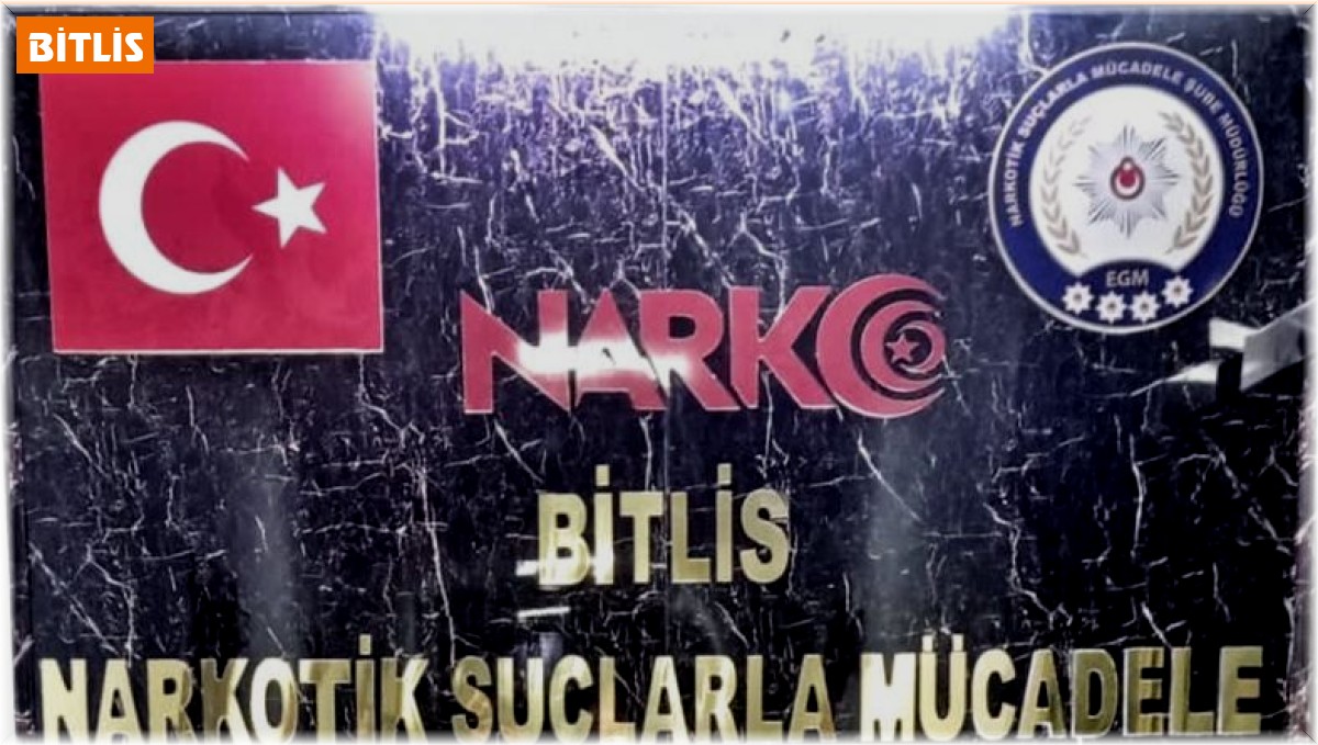 Bitlis'te 6 kilo 200 gram eroin ele geçirildi