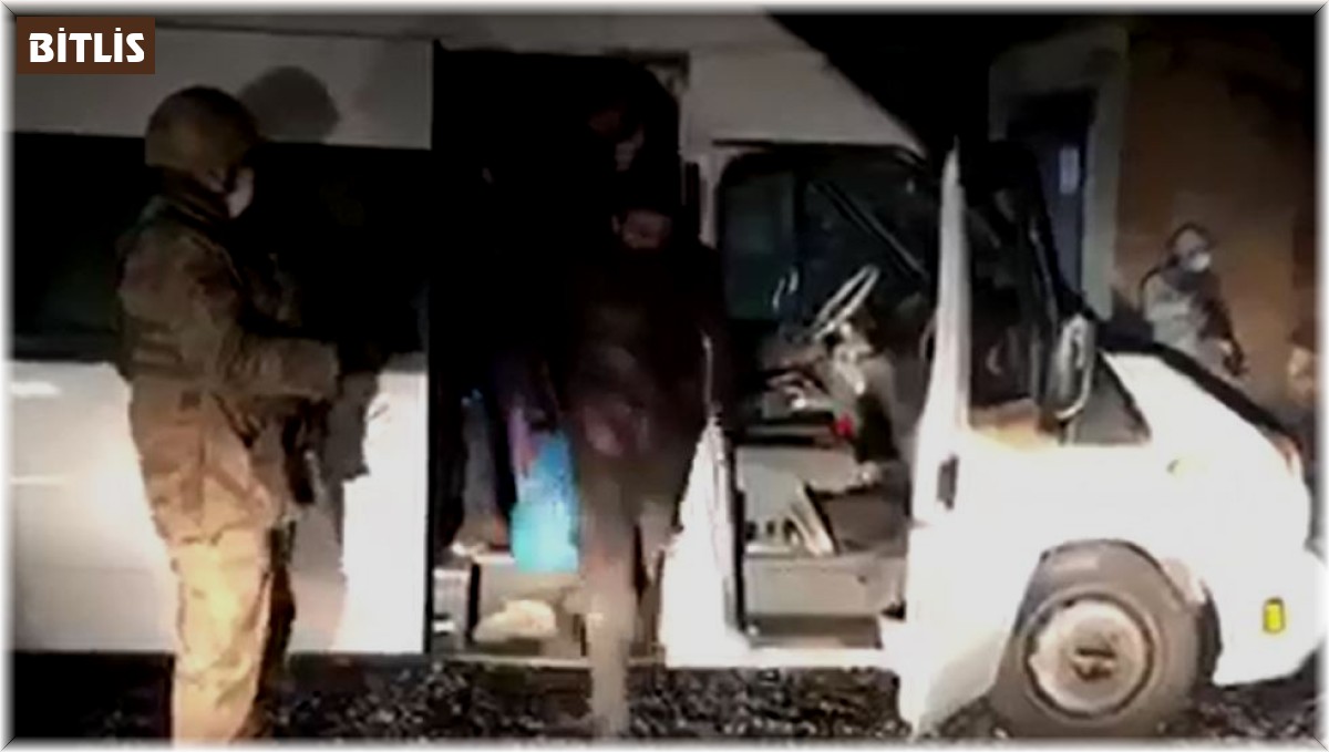 Bitlis'te 63 düzensiz göçmen yakalandı