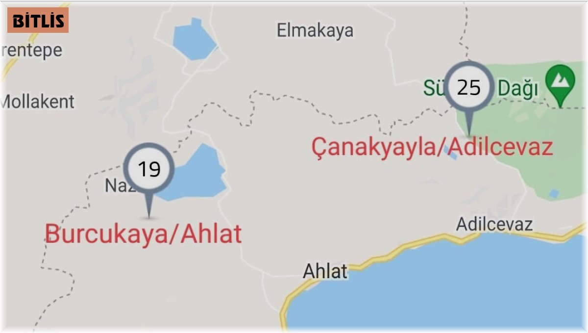 Bitlis'te 70 köy yolu ulaşıma kapandı
