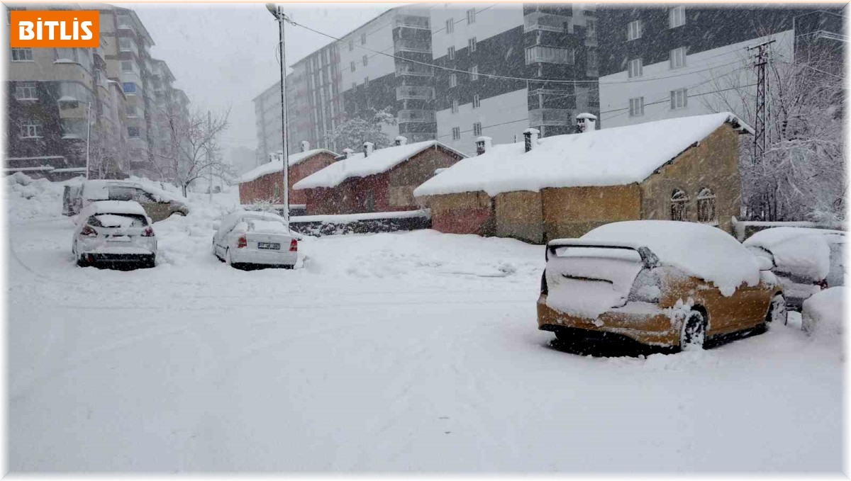 Bitlis'te 75 köy yolu ulaşıma kapandı, okullar 1 gün tatil edildi