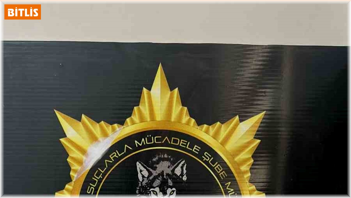 Bitlis'te 846 gram metamfetamin ele geçirildi