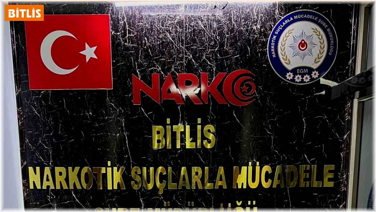 Bitlis'te 9 kilo 317 gram esrar ele geçirildi