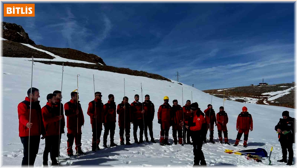 Bitlis'te AFAD'dan çığ eğitimi