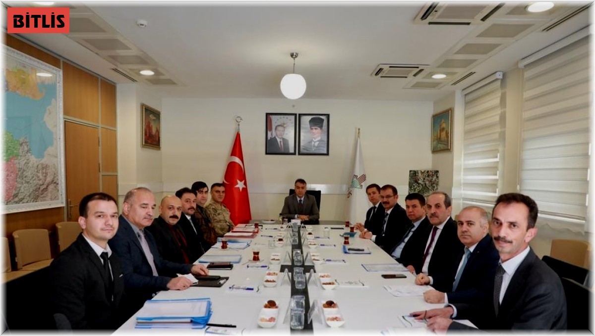 Bitlis'te 'Akaryakıt Kaçakçılığı ile Mücadele Koordinasyon Toplantısı'