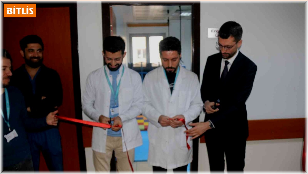 Bitlis'te down sendromlu çocuklar için 'Ergoterapi Ünitesi' açıldı