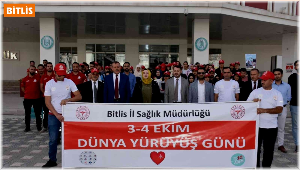 Bitlis'te 'Dünya Yürüyüş Günü' etkinliği düzenlendi