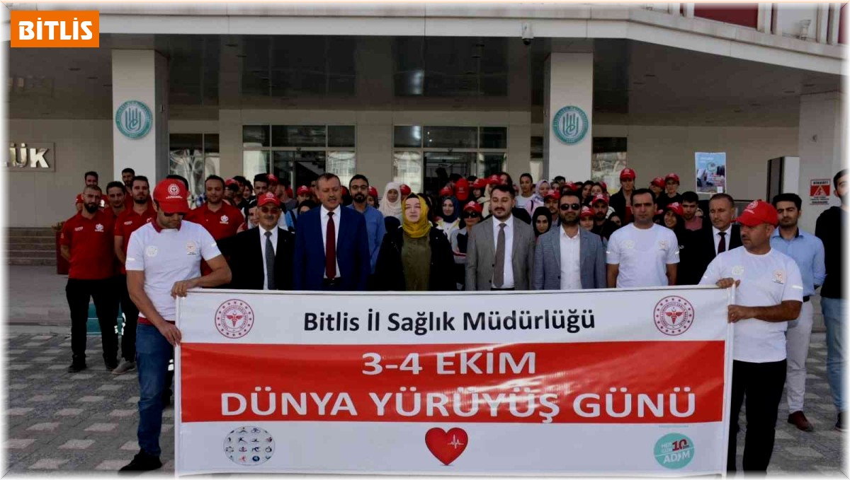 Bitlis'te "Dünya Yürüyüş Günü" etkinliği düzenlendi