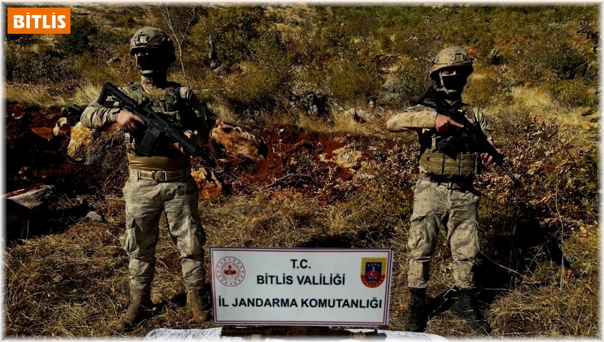 Bitlis'te el yapımı patlayıcı düzeneği ele geçirildi