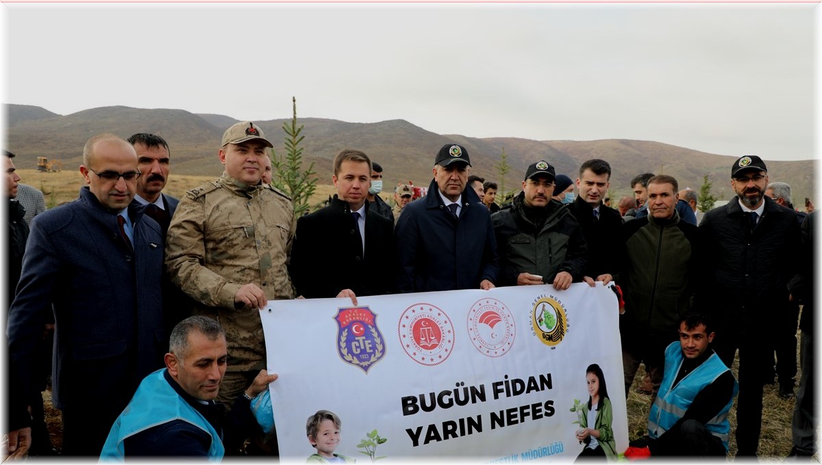 Bitlis'te fidan dikme seferberliği