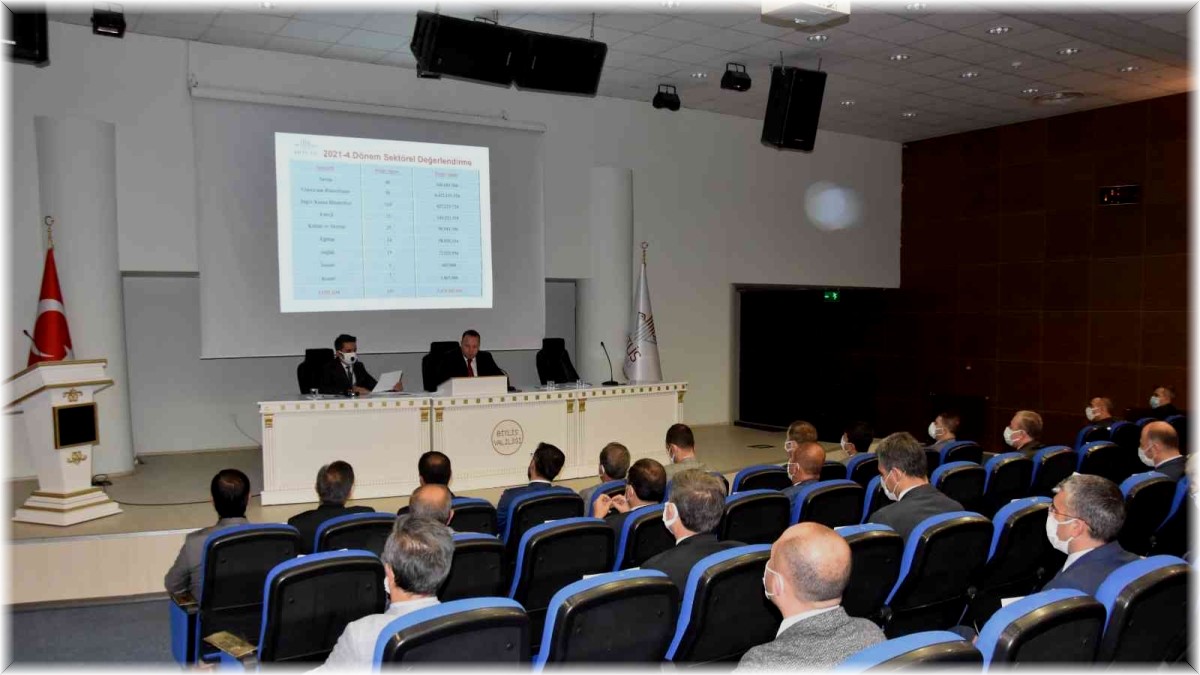 Bitlis'te 'İl Koordinasyon Kurulu Toplantısı' yapıldı