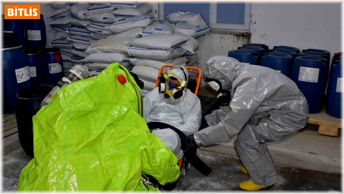 Bitlis'te ilk defa "Biyo-Kimyasal, Radyasyon ve Nükleer Tatbikatı" yapıldı