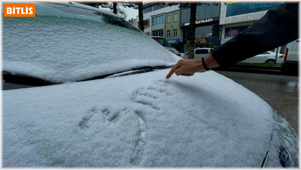 Bitlis'te kar yağışı