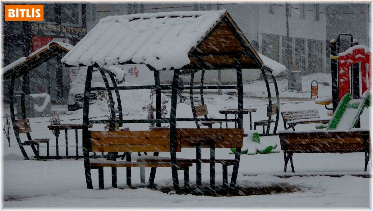 Bitlis'te kar yağışı: 33 yol ulaşıma kapandı