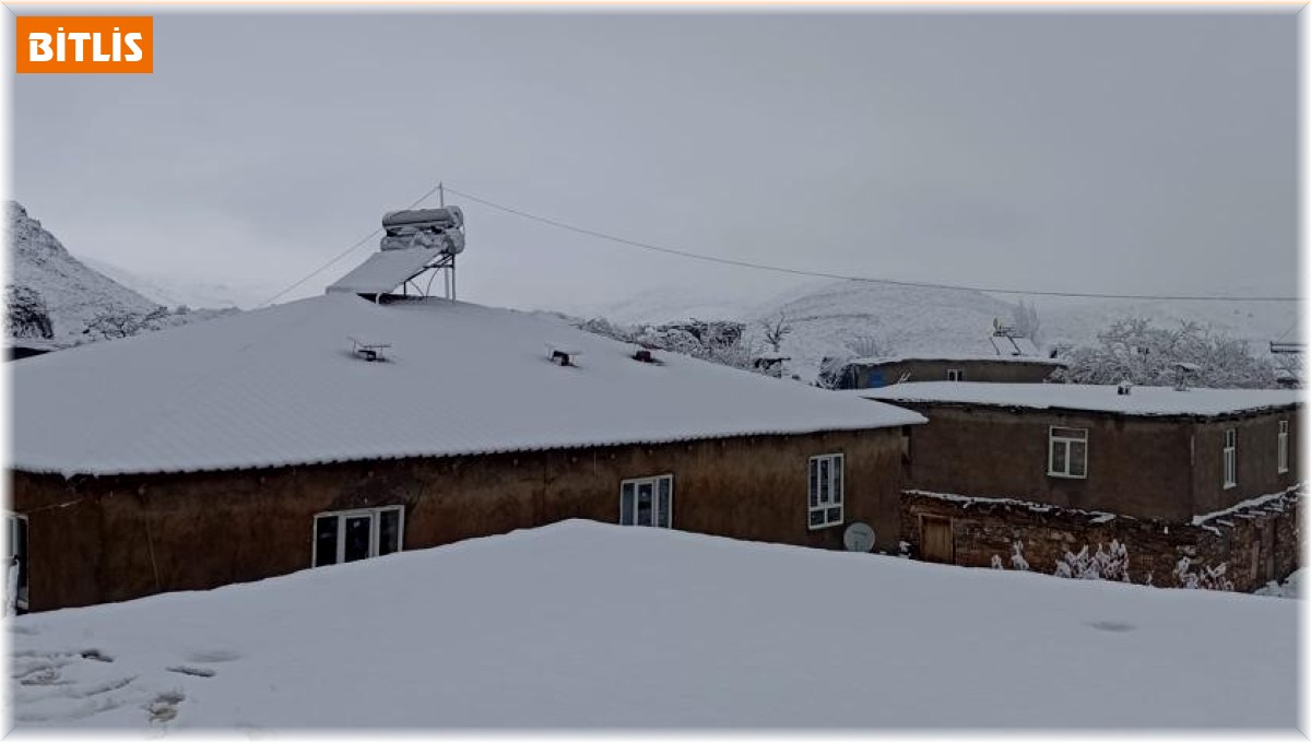 Bitlis'te kar yağışı