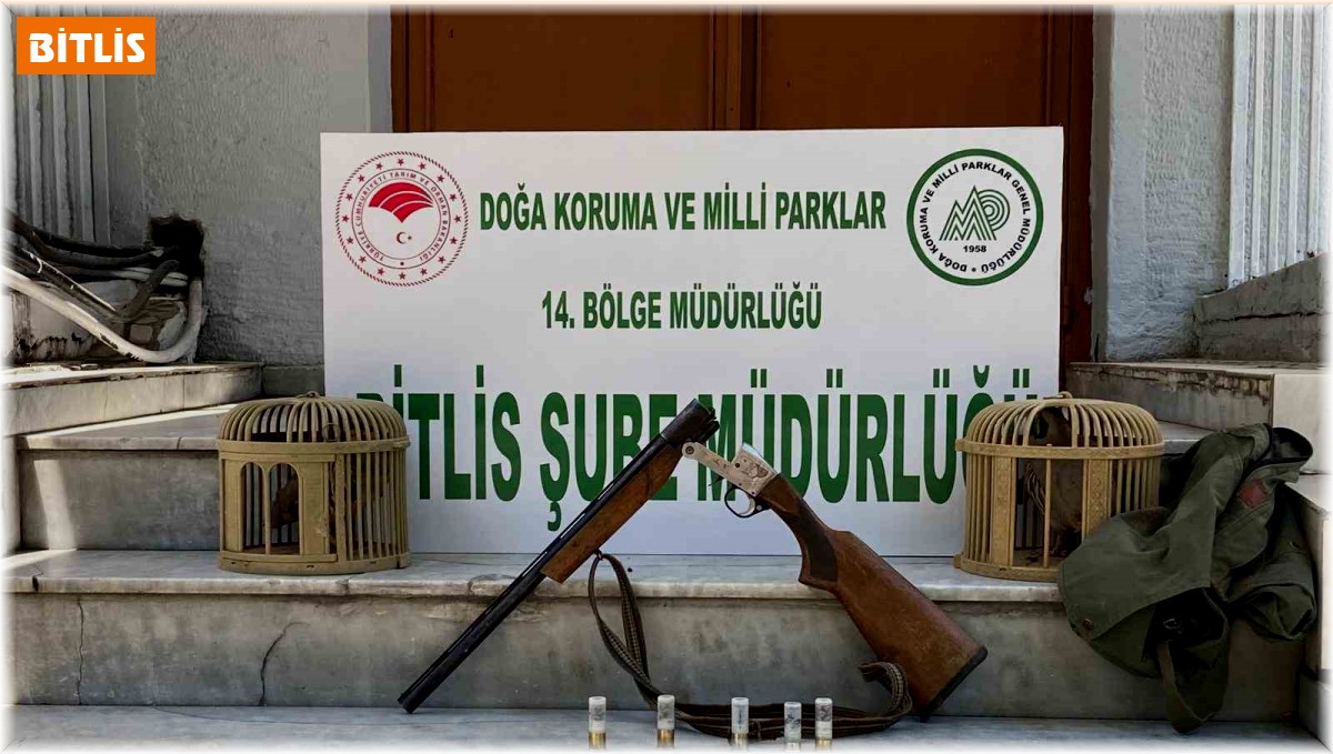 Bitlis'te keklik avlayan 1 kişiye 36 bin 412 lira para cezası uygulanacak