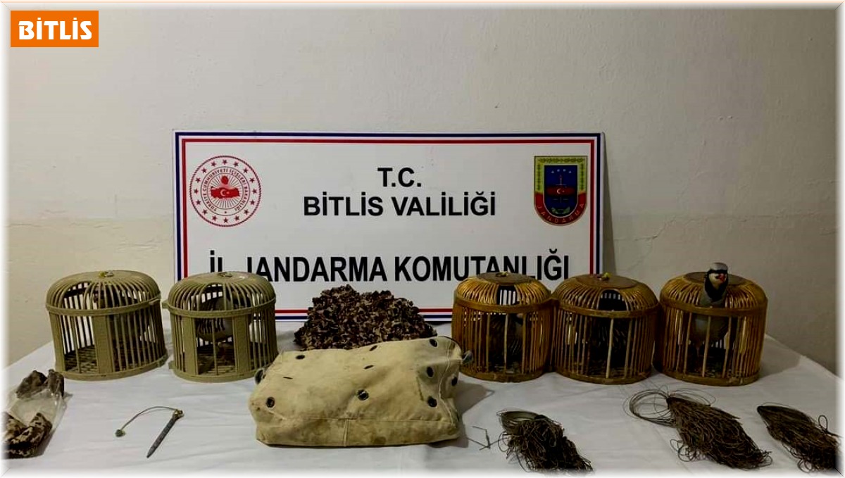 Bitlis'te keklik avlayan 2 kişiye 63 bin lira para cezası uygulandı