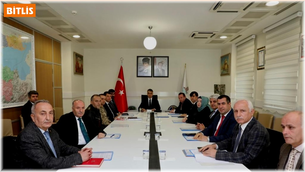 Bitlis'te kış mevsimi öncesi güvenlik toplantısı yapıldı