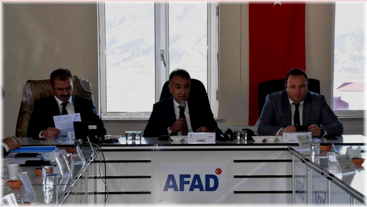 Bitlis'te kış öncesi koordinasyon toplantısı