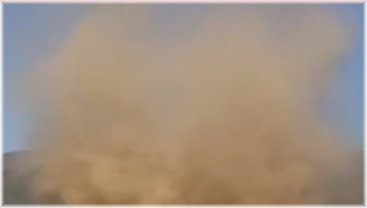 Bitlis'te korkutan hortum