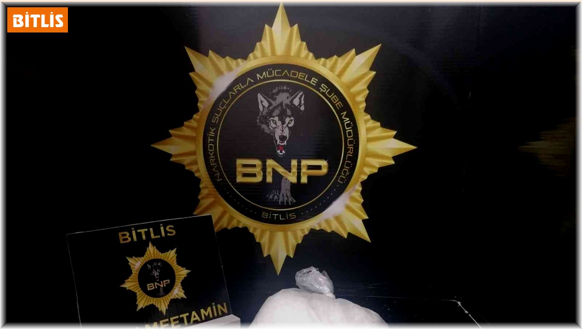 Bitlis'te metamfetamin ele geçirildi