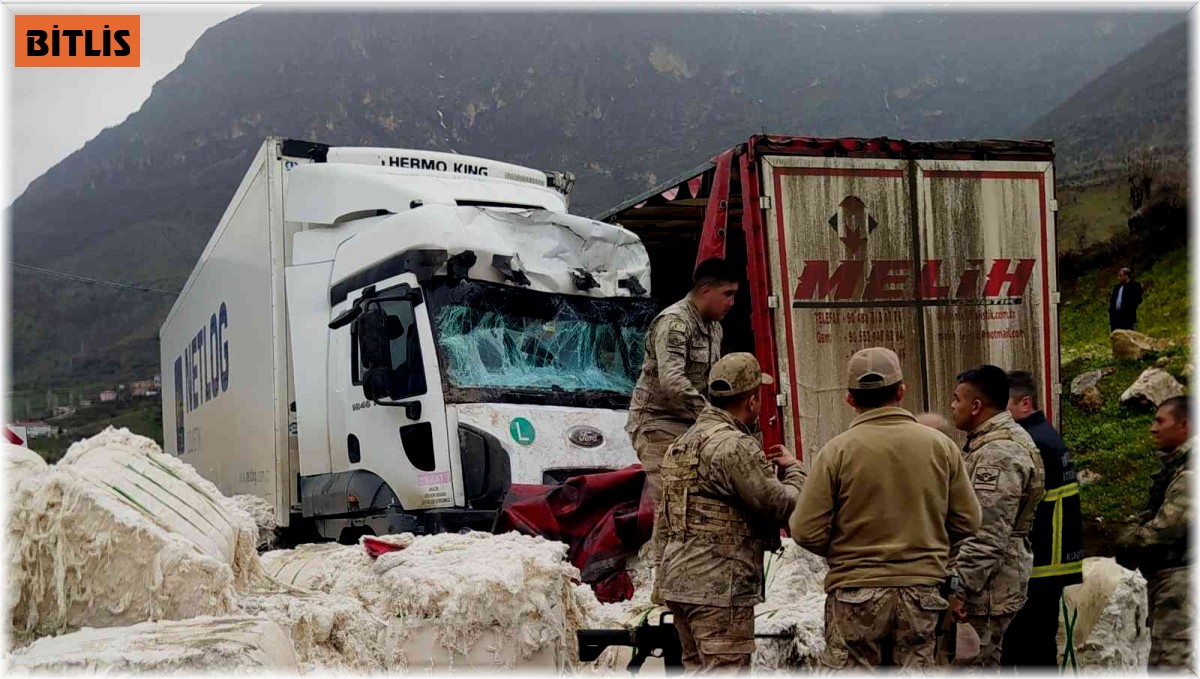 Bitlis'te meydana gelen trafik kazasında 1 kişi yaralandı