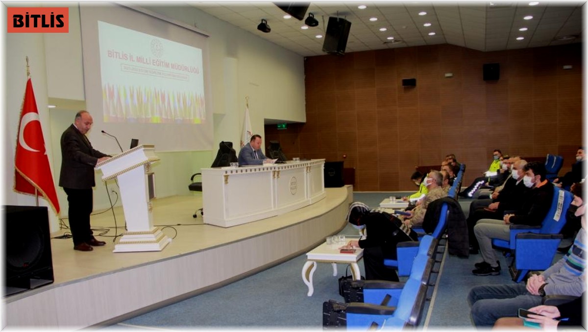 Bitlis'te 'Okul Güvenliği' toplantısı yapıldı