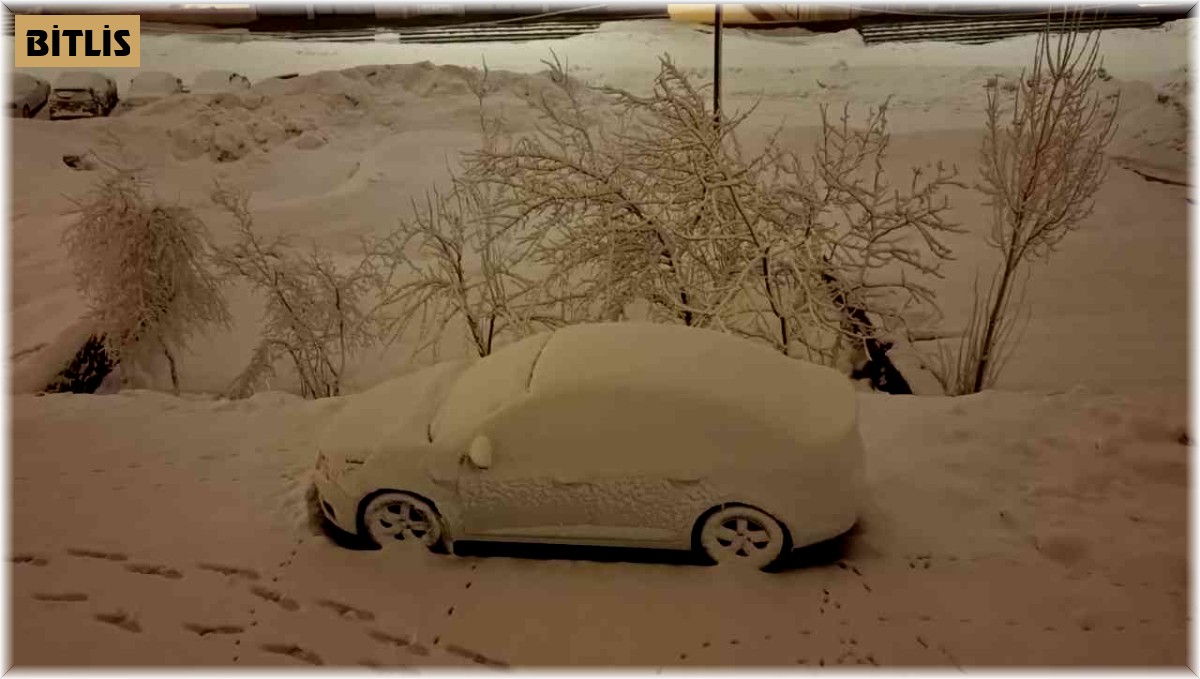 Bitlis'te okullara kar engeli