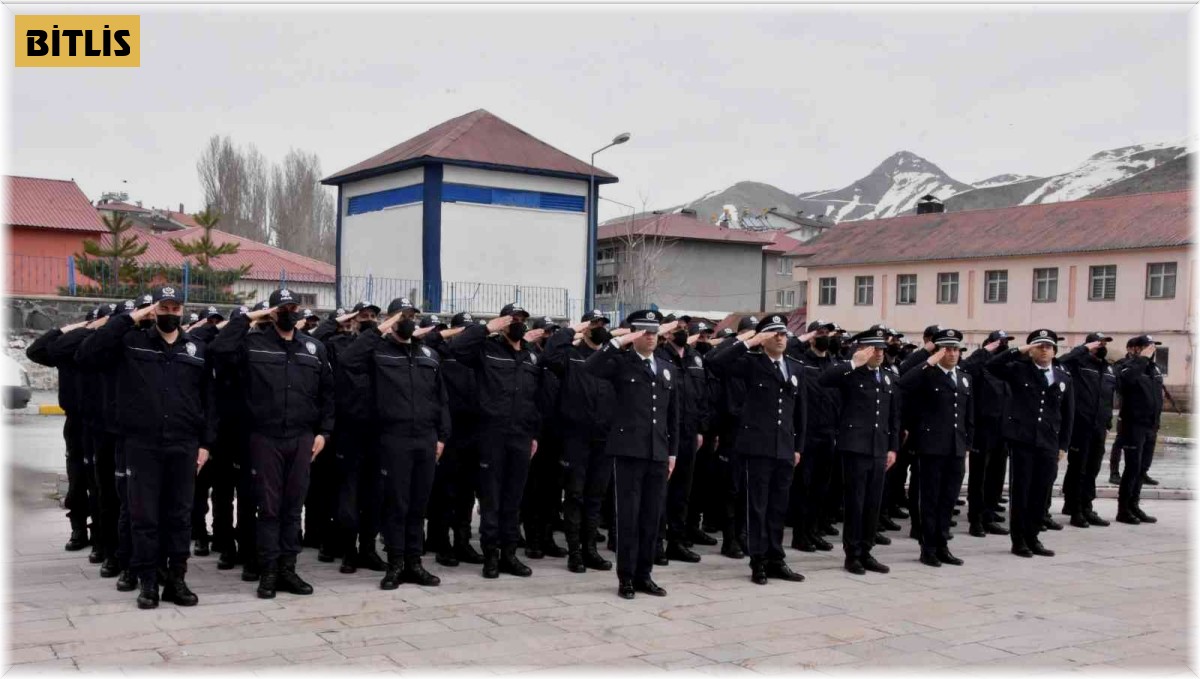 Bitlis'te Türk Polis Teşkilatı'nın 177'nci kuruluş yıldönümü kutlandı