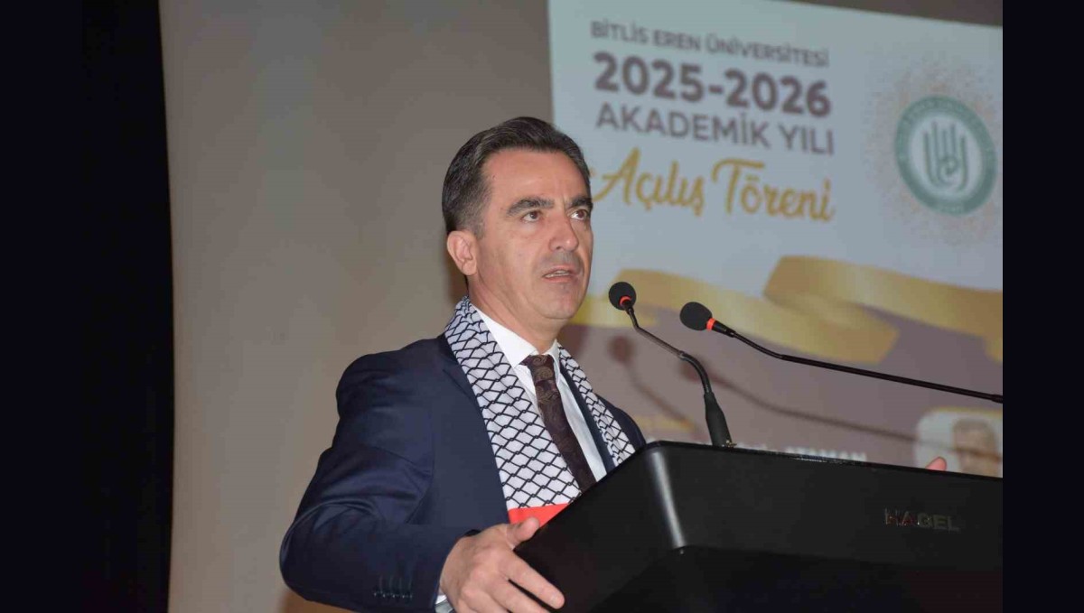 Bitlis'te üniversitenin ilk ders konusu 'Gazze' oldu