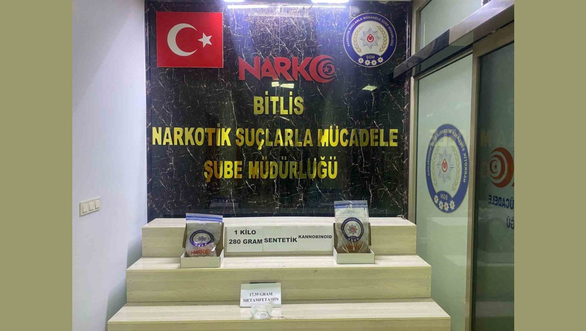 Bitlis'te uyuşturucu satıcılarına yönelik operasyon