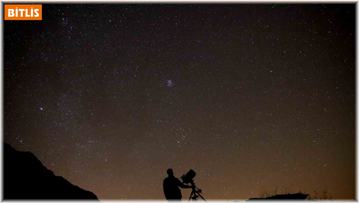 Bitlis'te uzay meraklıları 'Orionid meteoru'nu gözlemledi
