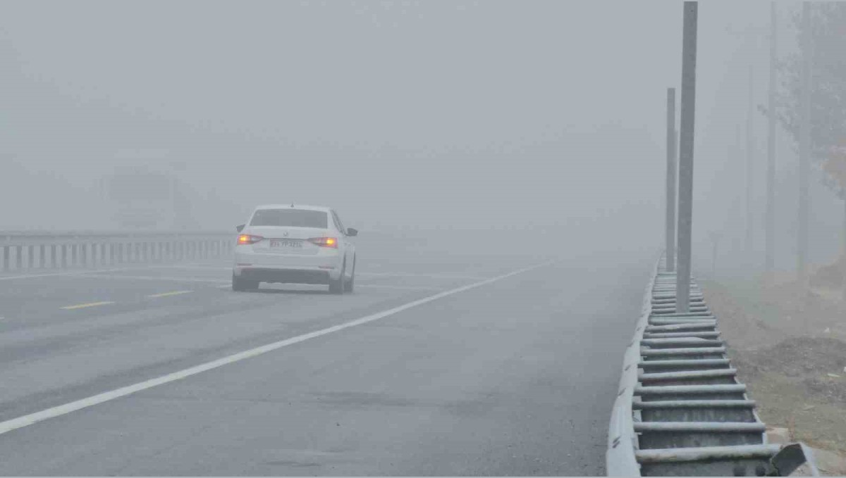 Bitlis'te yoğun sis etkili oldu: Görüş mesafesi sıfıra düştü