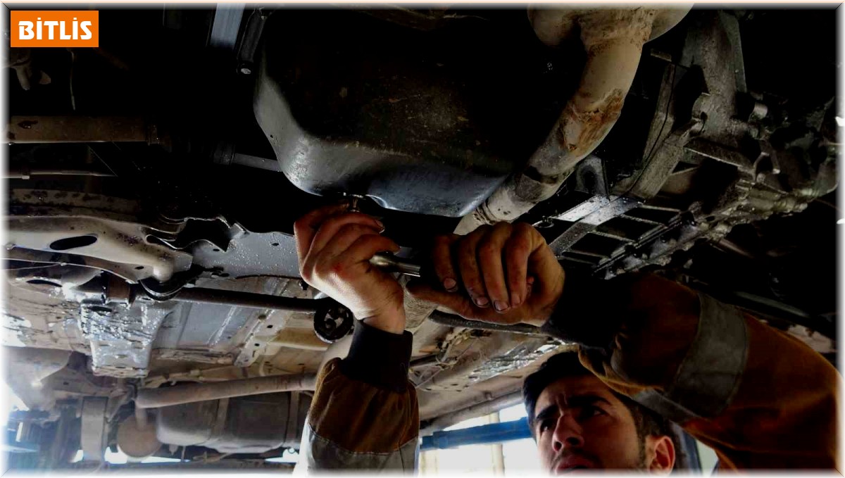 Bitlis'teki sanayilerde kışlık bakım yoğunluğu