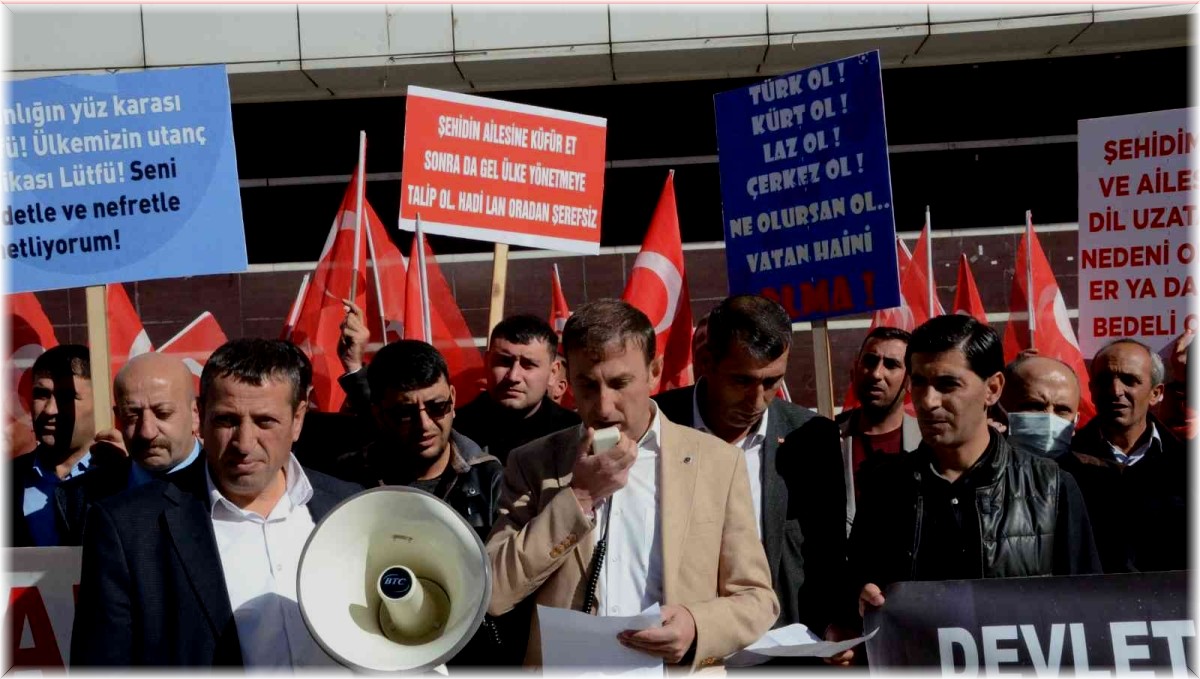 Bitlis'teki şehit ailelerinden İYİ Parti'li Türkkan'a tepki