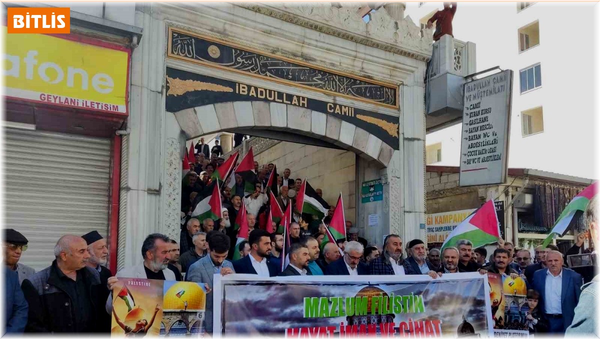 Bitlis'teki STK'lardan Filistin için birlik çağrısı