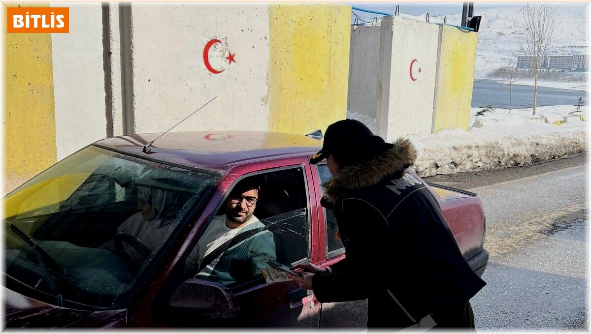 Bitlis'teki sürücülere "UYUMA" uygulaması anlatıldı