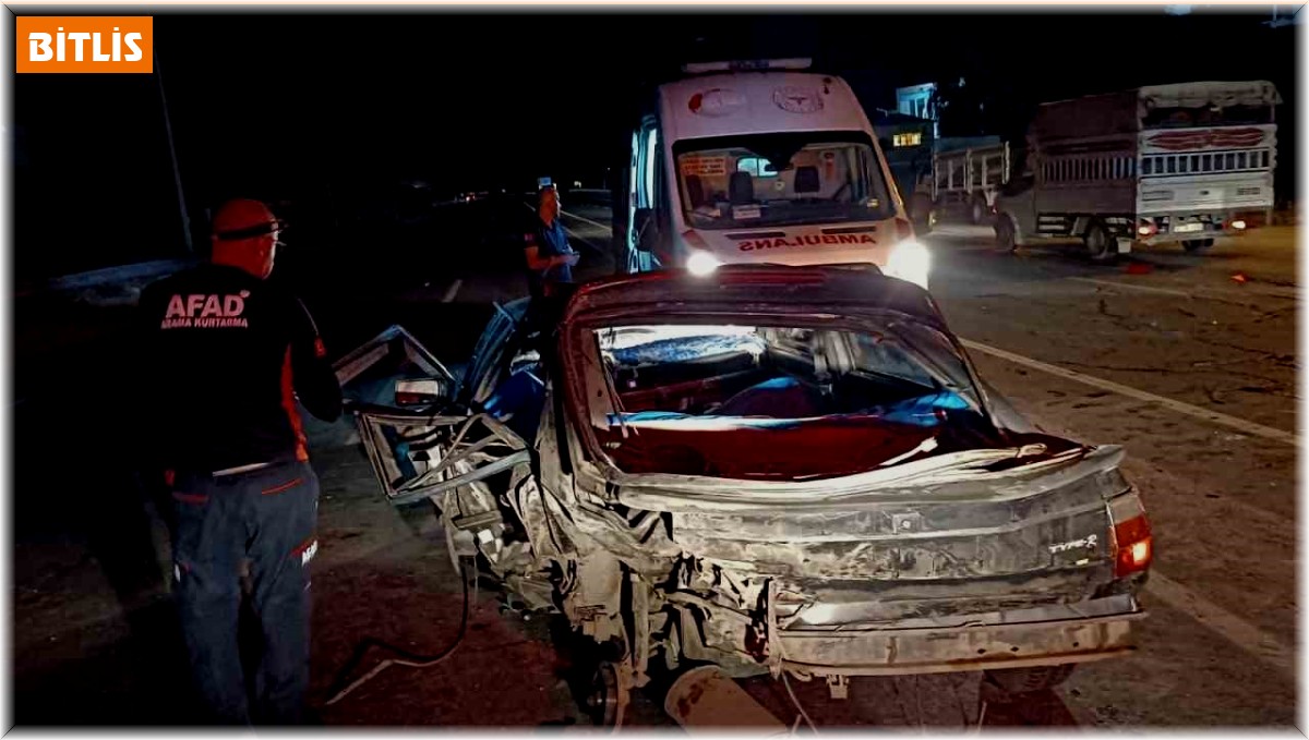 Bitlis'teki trafik kazalarında 3 kişi yaralandı
