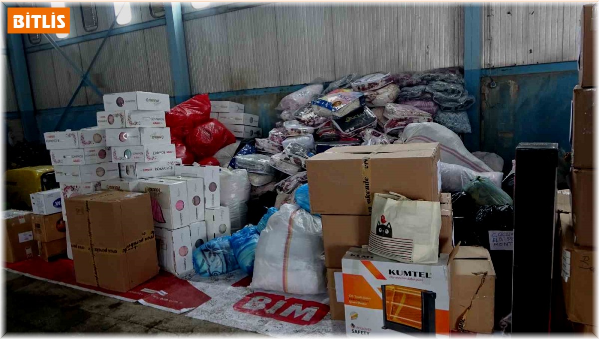 Bitlis'ten depremzedelere yardım eli