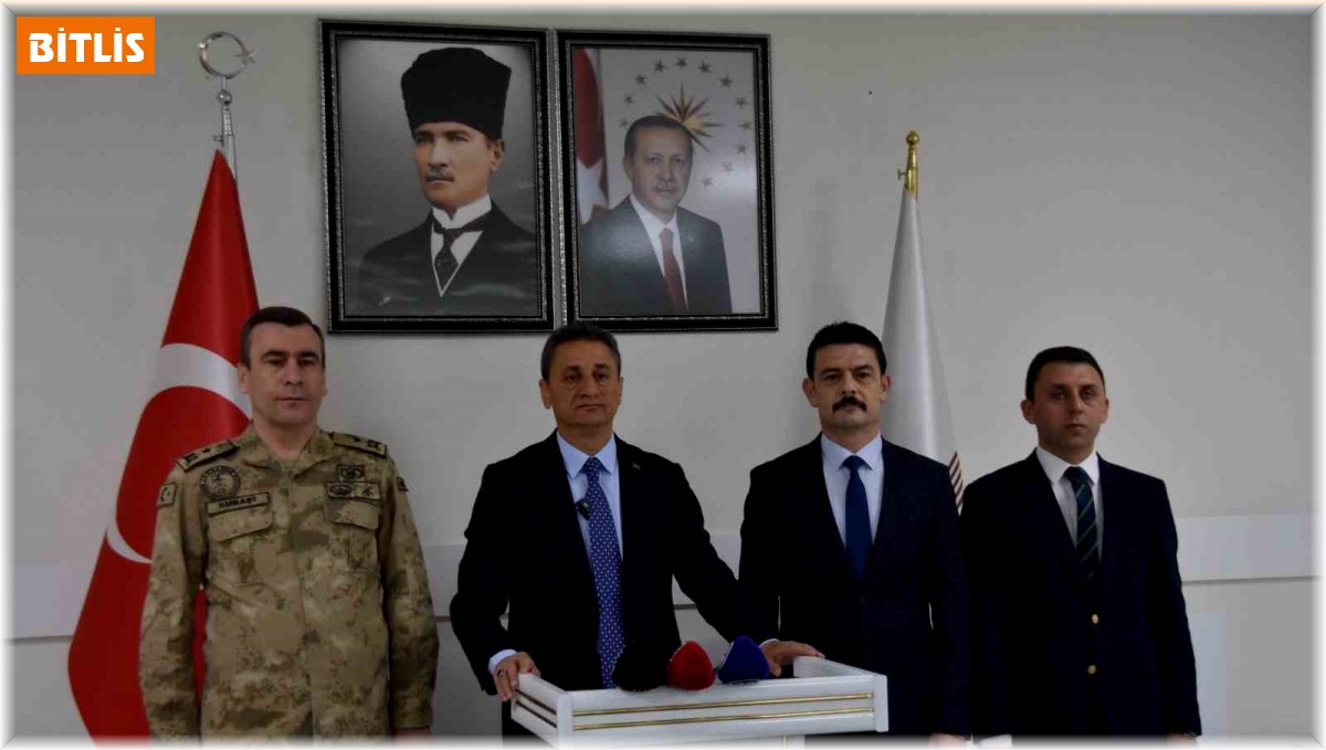 Bitlis Valisi Karaömeroğlu'ndan asayiş değerlendirmesi