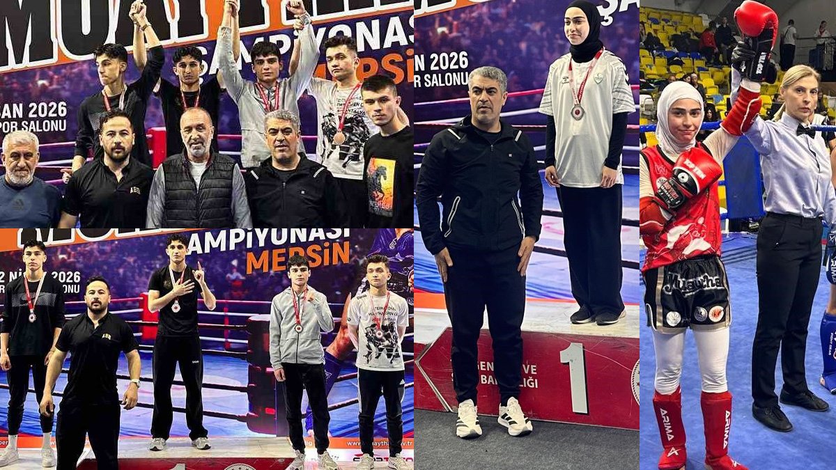 Bitlis Yeşilay Spor Kulübü, Muaythai Türkiye Şampiyonası'nda bir şampiyonluk ve bir üçüncülük kazandı